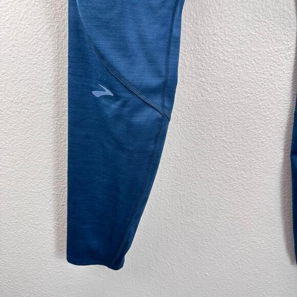 Brooks Sparks Tight Pocket Blue Med Running Walking - Picture 3 of 10